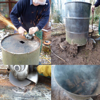 เตาเผาถ่าน สำหรับทำน้ำส้มควันไม้